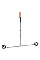 XR Brands - Master Series - Squat Anal Impaler with Spreader Bar - Silver - Stag Shop