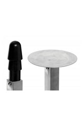 XR Brands - Master Series - Squat Anal Impaler with Spreader Bar - Silver - Stag Shop