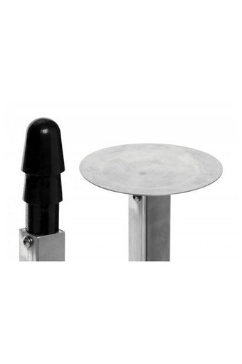 XR Brands - Master Series - Squat Anal Impaler with Spreader Bar - Silver - Stag Shop