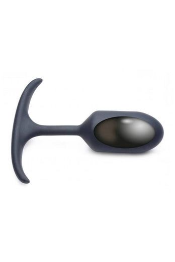 XR Brands - Heavy Hitters - Premium Silicone Weighted Anal Plug - Medium - Stag Shop
