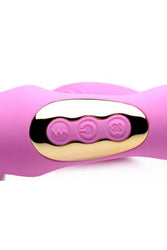 XR Brands - Strap U - 15X U-Pulse Pulse & Vibe Strapless Strap-on w/ Remote - Pink - Stag Shop