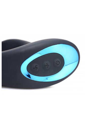 XR Brands - Alpha-Pro - 10X P-Pulse Prostate Massager - Black - Stag Shop