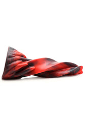 XR Brands - Creature Cocks - Hell Kiss Twisted Tongues Silicone Dildo - Red/Black - Stag Shop