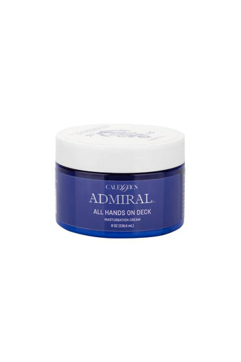 Cal Exotics - Admiral - All Hands on Deck Masturbation Cream Jar - 8oz - Stag Shop