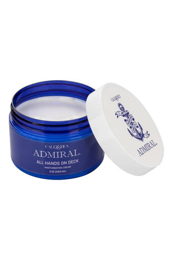 Cal Exotics - Admiral - All Hands on Deck Masturbation Cream Jar - 8oz - Stag Shop