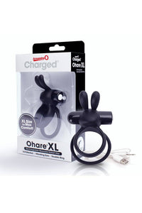 Thumbnail for Screaming O  - Charged - OHare XL - Vibrating Rabbit Cock Ring - Black - Stag Shop