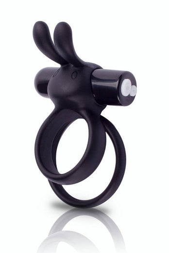 Screaming O  - Charged - OHare XL - Vibrating Rabbit Cock Ring - Black - Stag Shop