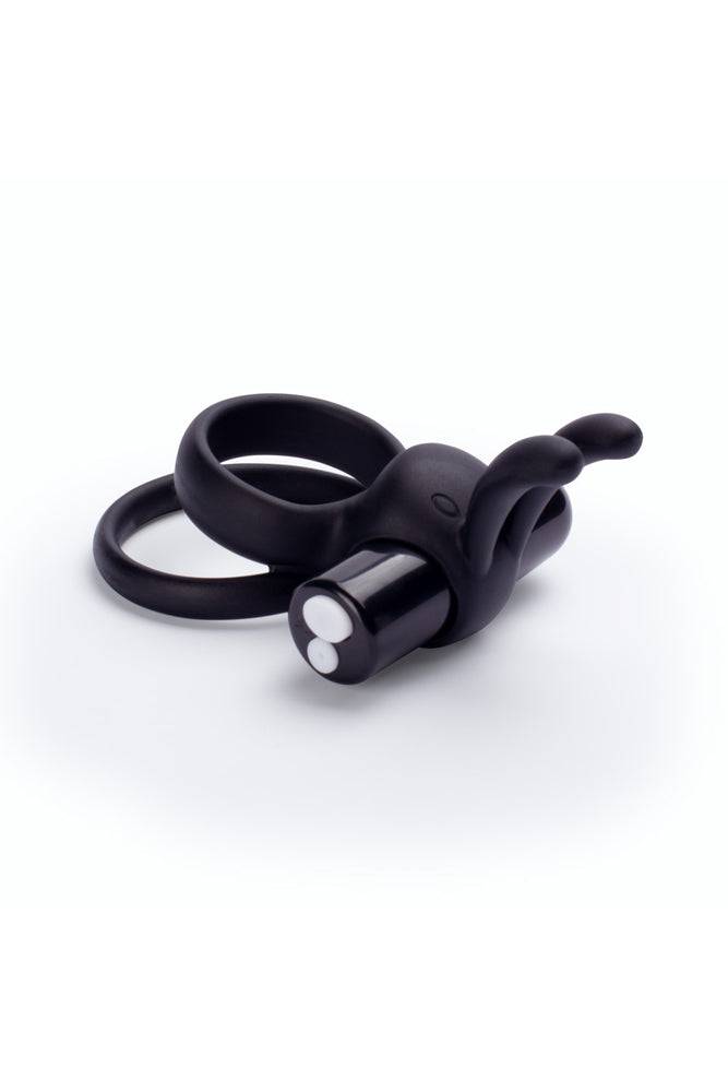 Screaming O  - Charged - OHare XL - Vibrating Rabbit Cock Ring - Black - Stag Shop