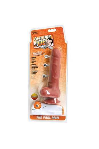 Topco - Average Joe - Alejandro The Pool Man Vibrating Dildo - Stag Shop