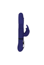 Evolved - Gender X - All In One Thrusting Rabbit Vibrator - Blue - Stag Shop