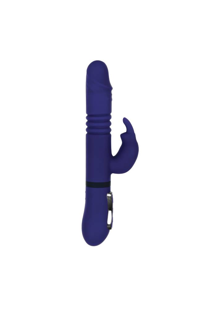 Evolved - Gender X - All In One Thrusting Rabbit Vibrator - Blue - Stag Shop