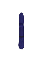 Evolved - Gender X - All In One Thrusting Rabbit Vibrator - Blue - Stag Shop