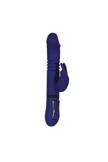 Evolved - Gender X - All In One Thrusting Rabbit Vibrator - Blue - Stag Shop