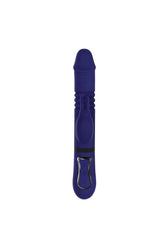 Evolved - Gender X - All In One Thrusting Rabbit Vibrator - Blue - Stag Shop