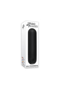 Thumbnail for Zero Tolerance - All Powerful Rechargeable Bullet - Black - Stag Shop
