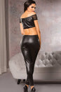 Allure Lingerie - Cutaway Mesh Leggings - Black - Stag Shop