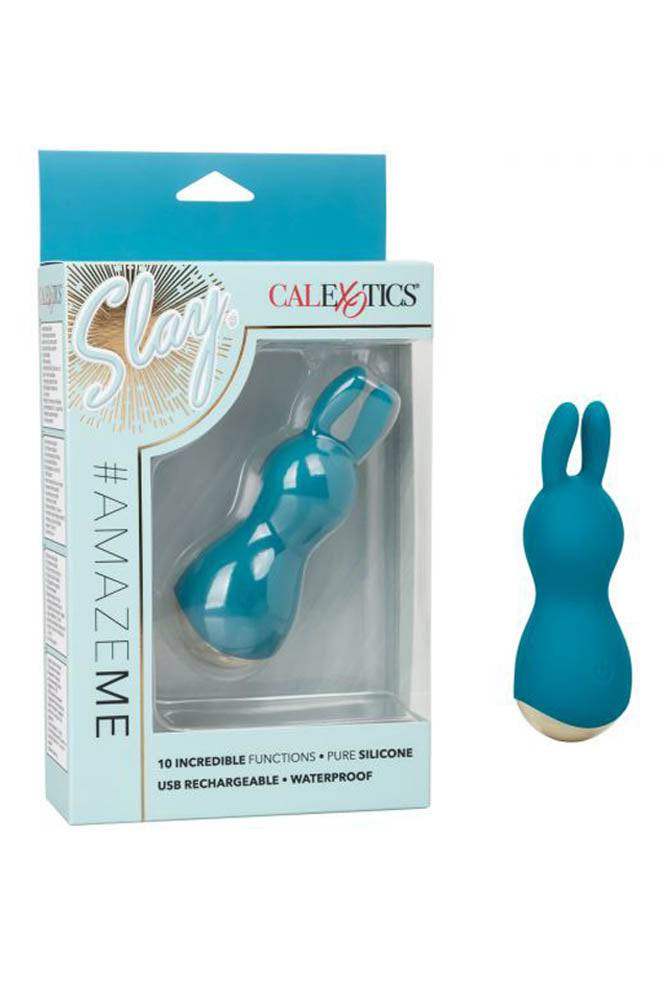 Cal Exotics - Slay - AmazeMe Vibrator - Blue - Stag Shop