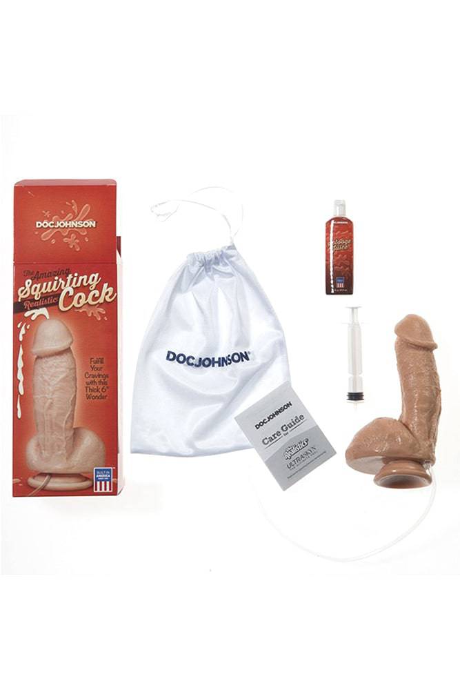 Doc Johnson - The Amazing Squirting Realistic Cock - Stag Shop