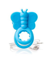 Thumbnail for Screaming O - Charged - Monarch Rechargeable Cock Ring - Blue - Stag Shop