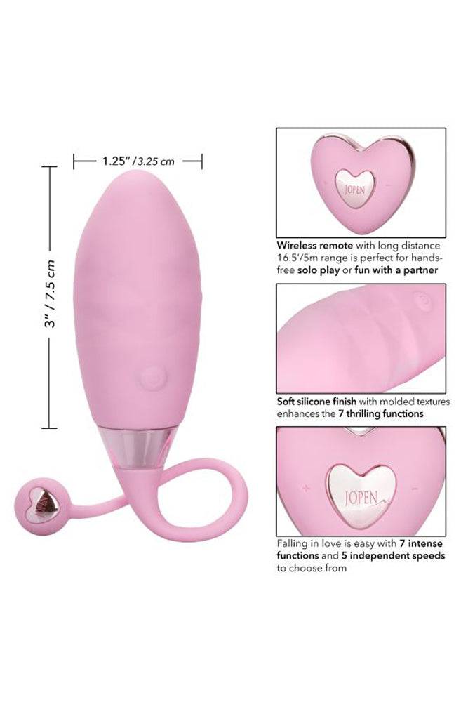 Jopen - Amour - Remote Control Bullet Vibrator - Pink - Stag Shop
