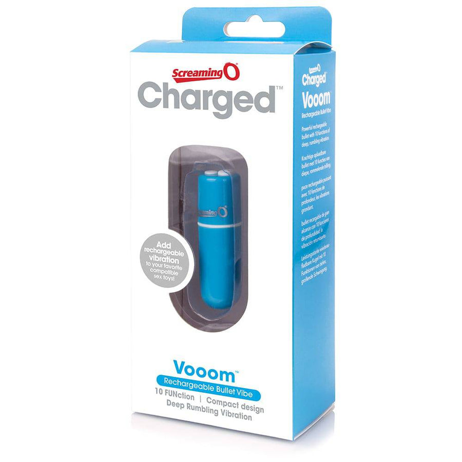Screaming O - Charged - Vooom Rechargeable Bullet Vibrator - Assorted - Stag Shop
