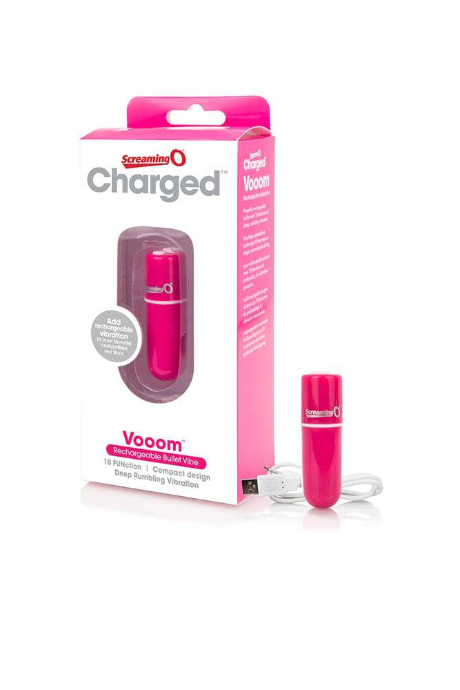 Screaming O - Charged - Vooom Rechargeable Bullet Vibrator - Assorted - Stag Shop