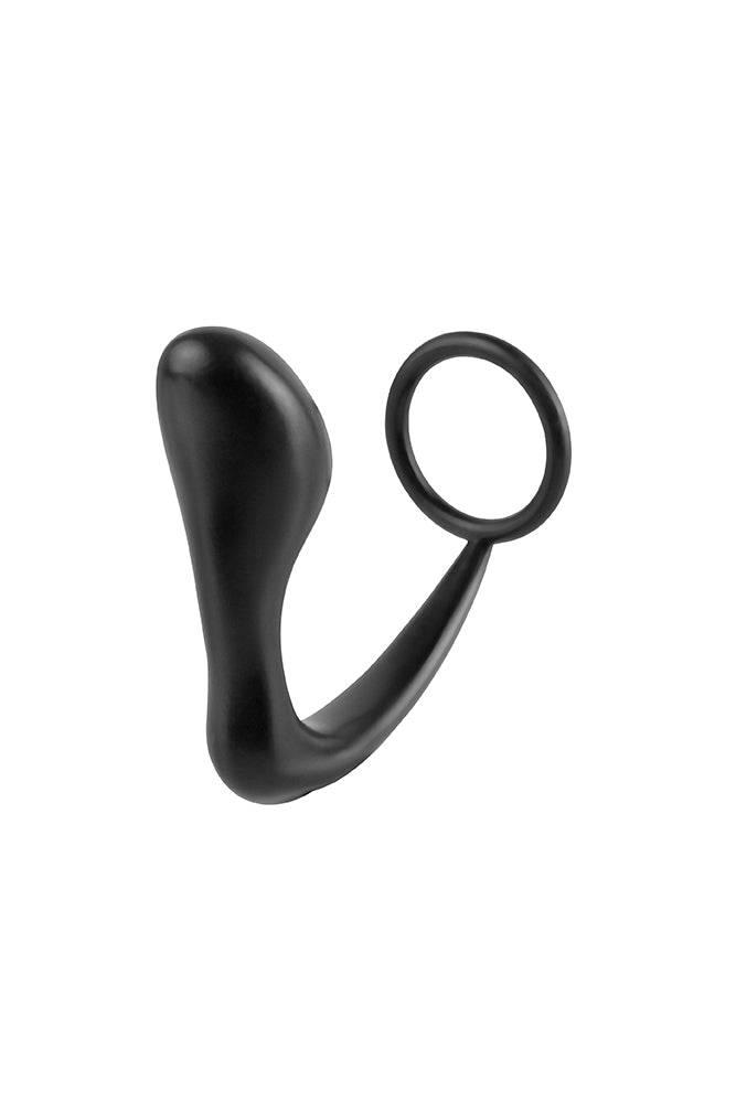 Pipedream - Anal Fantasy - Ass-gasm Cock Ring Butt Plug - Black - Stag Shop