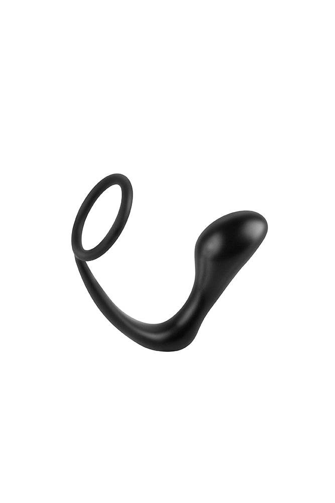 Pipedream - Anal Fantasy - Ass-gasm Cock Ring Butt Plug - Black - Stag Shop
