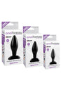 Pipedream - Anal Fantasy - Silicone Plug - Black - Assorted Sizes - Stag Shop