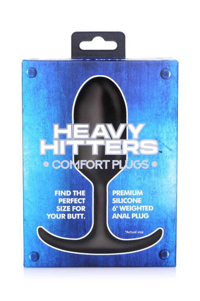 XR Brands - Heavy Hitters - Premium Silicone Weighted Plug - Large - Stag Shop