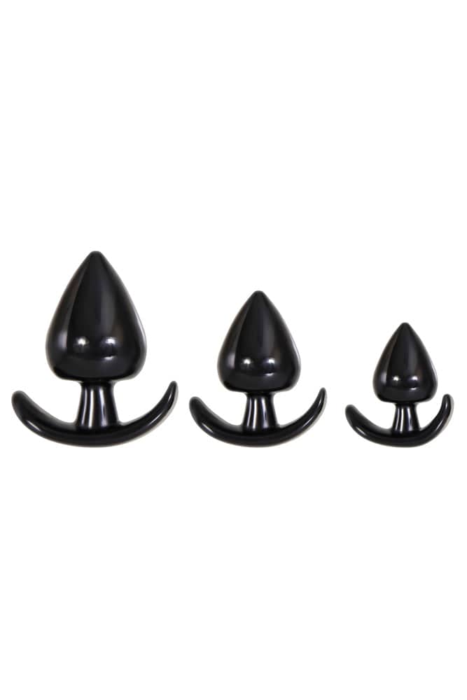 Evolved - Anal Delights Training Plug Kit - Black - Stag Shop