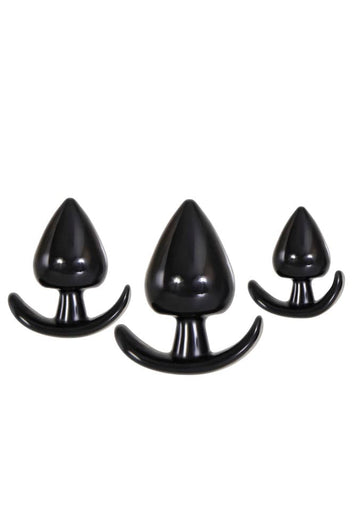Evolved - Anal Delights Training Plug Kit - Black - Stag Shop