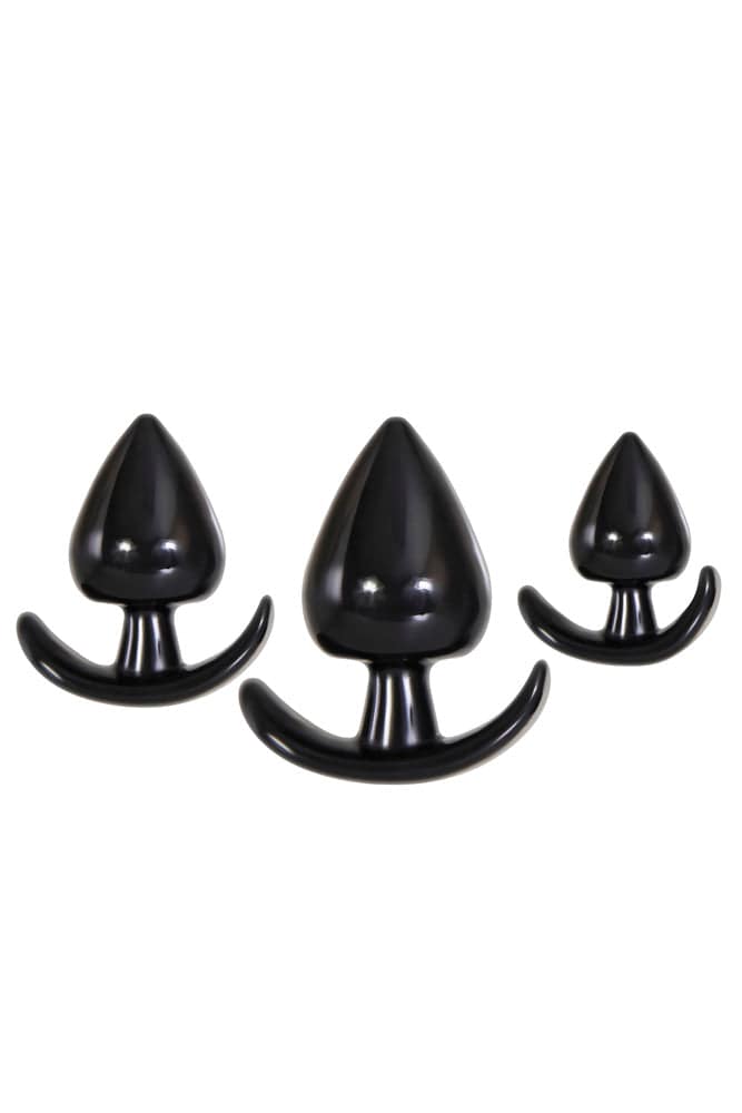 Evolved - Anal Delights Training Plug Kit - Black - Stag Shop