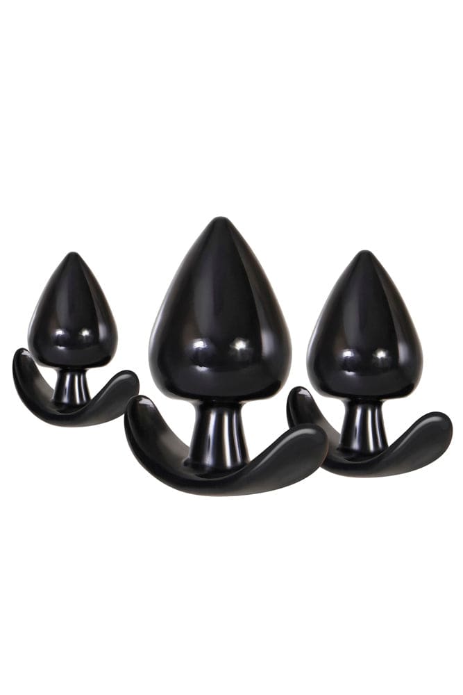 Evolved - Anal Delights Training Plug Kit - Black - Stag Shop