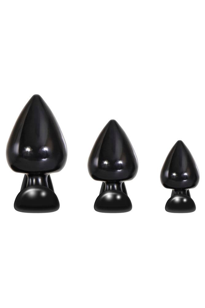 Evolved - Anal Delights Training Plug Kit - Black - Stag Shop