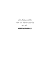 Stag Shop - I Heard You Want to Try Anal Sex Greeting Card - Stag Shop
