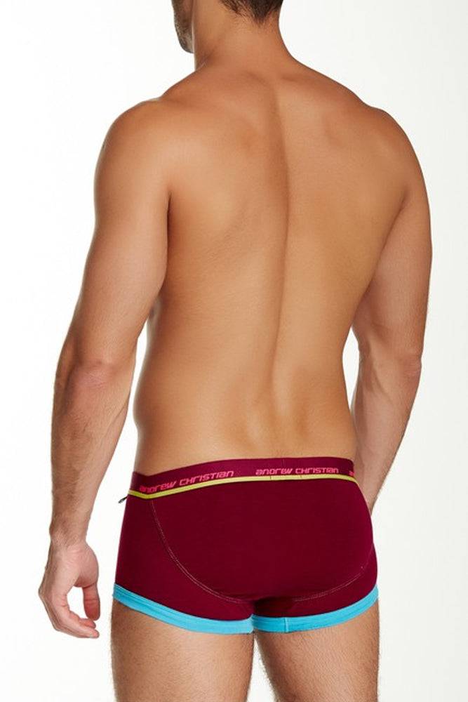Andrew Christian - 9511 - Flashlift Boxer With Show-It Tech - Burgundy - Stag Shop