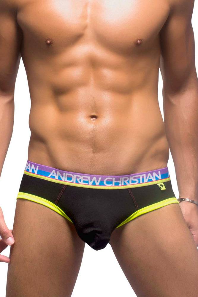 Andrew Christian - 9704 - Almost Naked Brief - Black - Stag Shop
