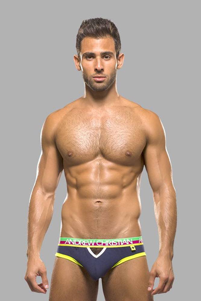 Andrew Christian - 9755 - Teaser Brief - Navy - Stag Shop