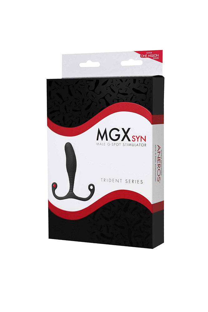 Aneros - MGX Syn Trident Prostate Massager - Black - Stag Shop