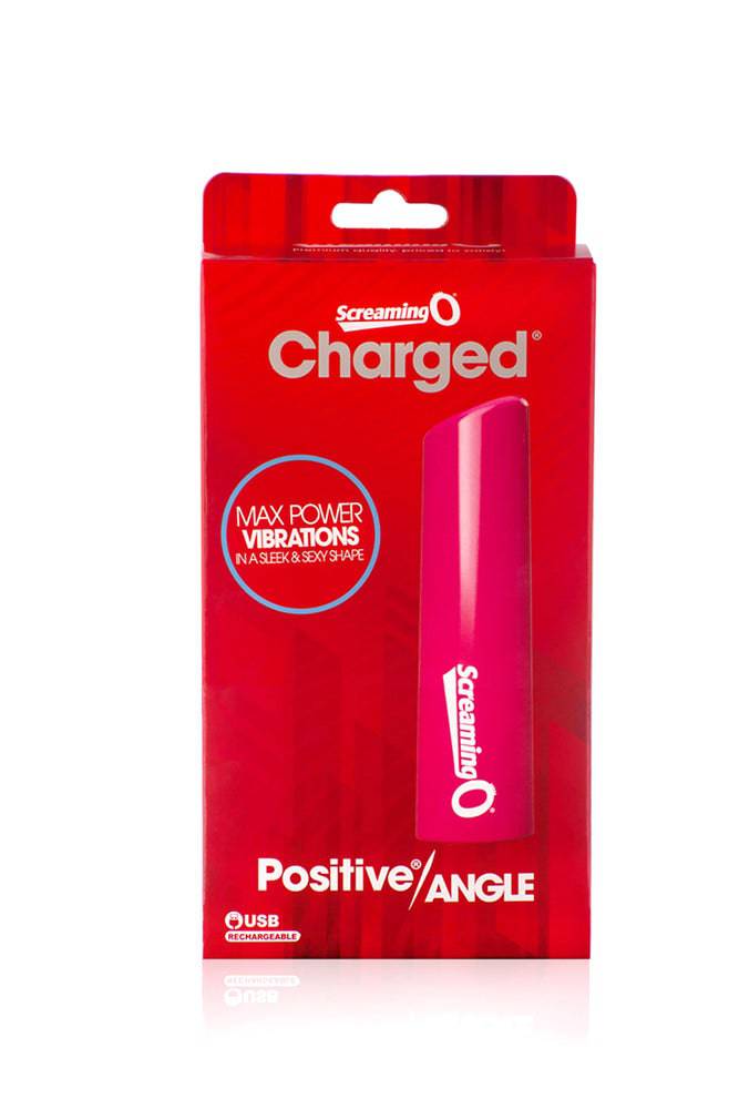 Screaming O - Charged - Positive Angle - Rechargeable Bullet Vibrator - Stag Shop