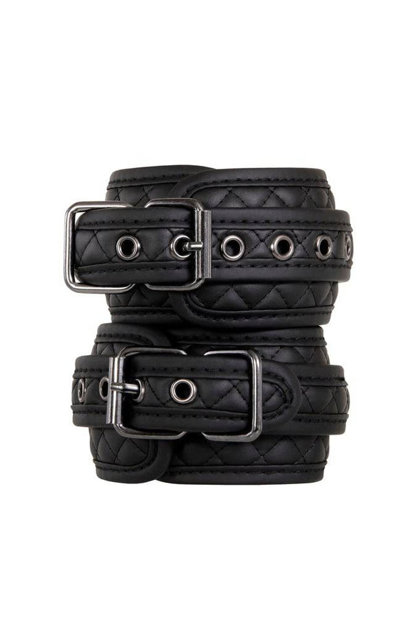 Adam & Eve - Eve's Fetish Dreams Ankle Cuffs - Black - Stag Shop