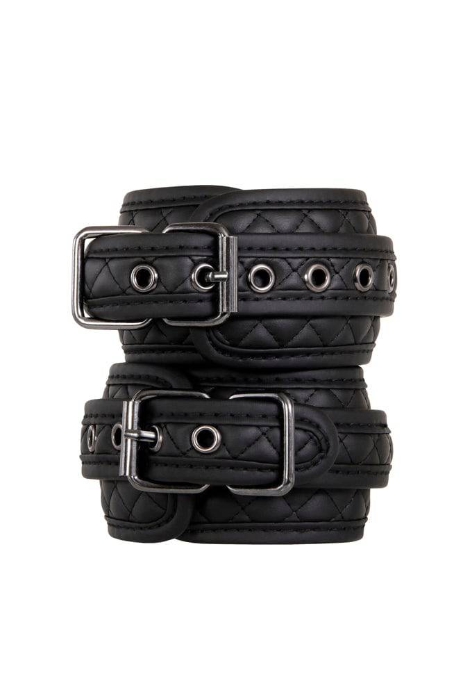 Adam & Eve - Eve's Fetish Dreams Ankle Cuffs - Black - Stag Shop