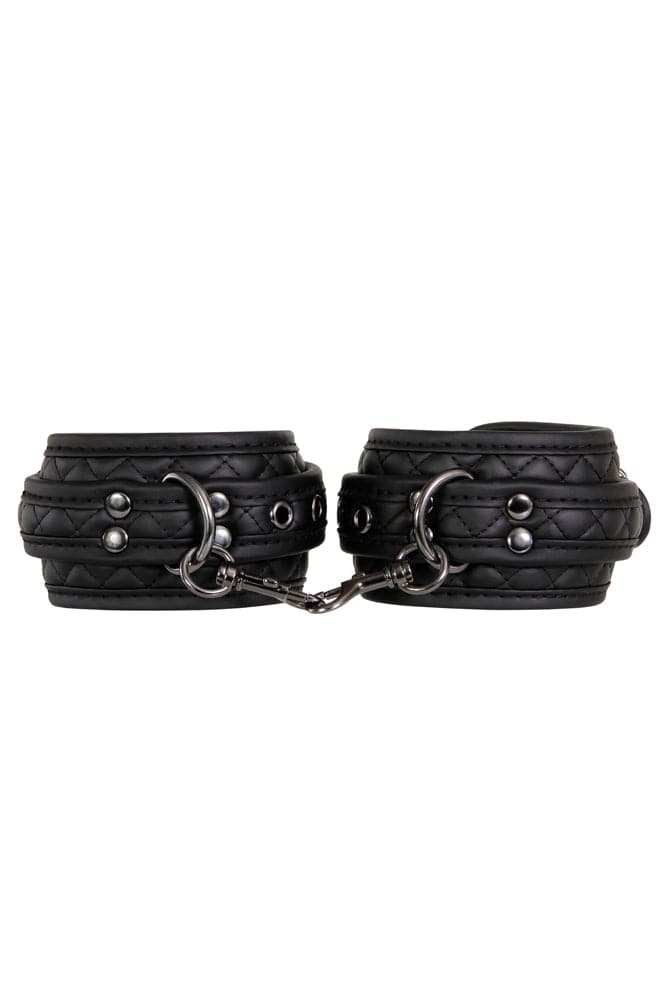 Adam & Eve - Eve's Fetish Dreams Ankle Cuffs - Black - Stag Shop