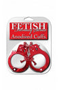 Pipedream - Fetish Fantasy - Anodized Cuffs - Red - Stag Shop