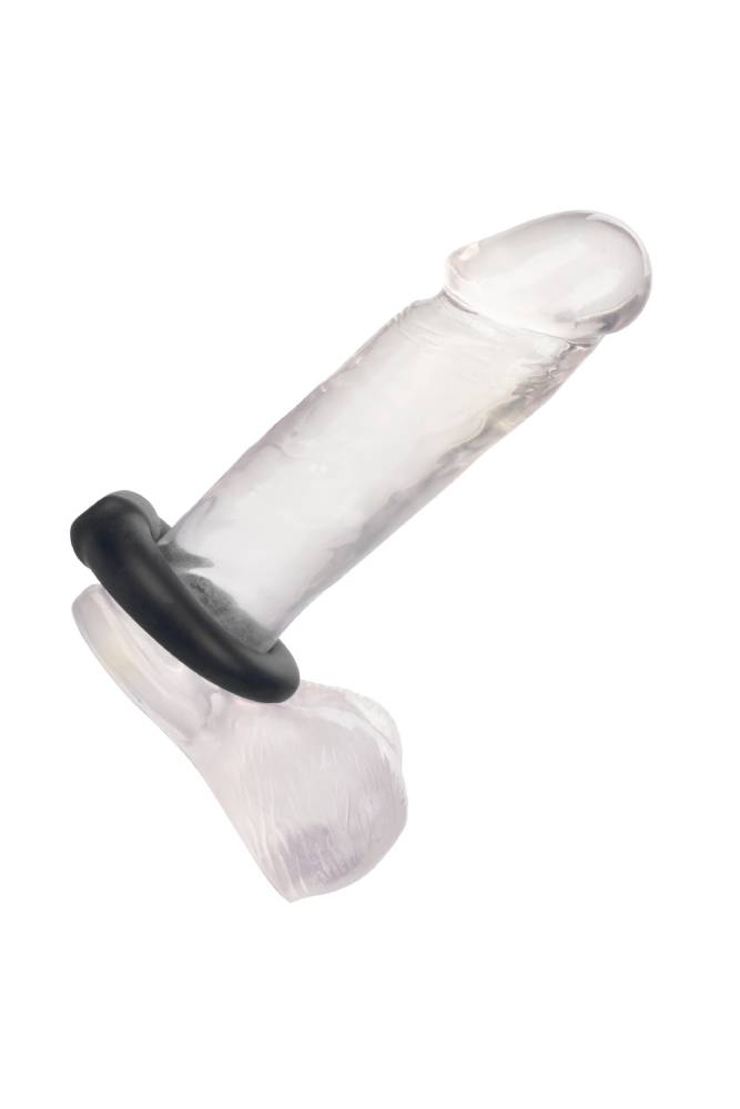 Cal Exotics - Alpha - Liquid Silicone Optimum Ring - Black - Stag Shop