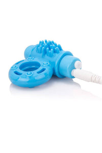 Thumbnail for Screaming O - Charged - O Wow Rechargeable Vibrating Cock Ring - Blue - Stag Shop