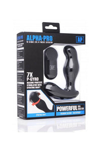 Thumbnail for XR Brands - Alpha-Pro - P-GYRO Gyrating Prostate Stimulator - Black - Stag Shop