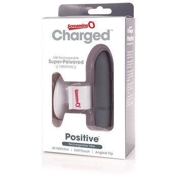 Screaming O - Charged - Positive Rechargeable Bullet Vibrator - Assorted - Stag Shop
