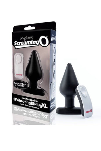 Screaming O - My Secret - Charged - XL Plug - Black - Stag Shop